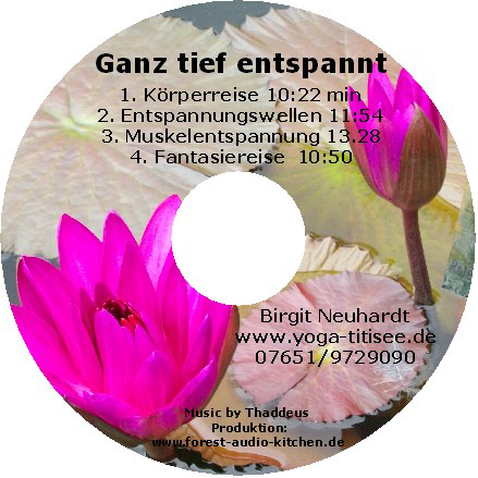 CD-Cover ganz tief entspannt